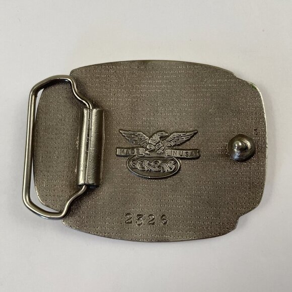 Viet Nam Veteran "We Served Our Time in Hell" Belt Buckle USA Made - Picture 2 of 10